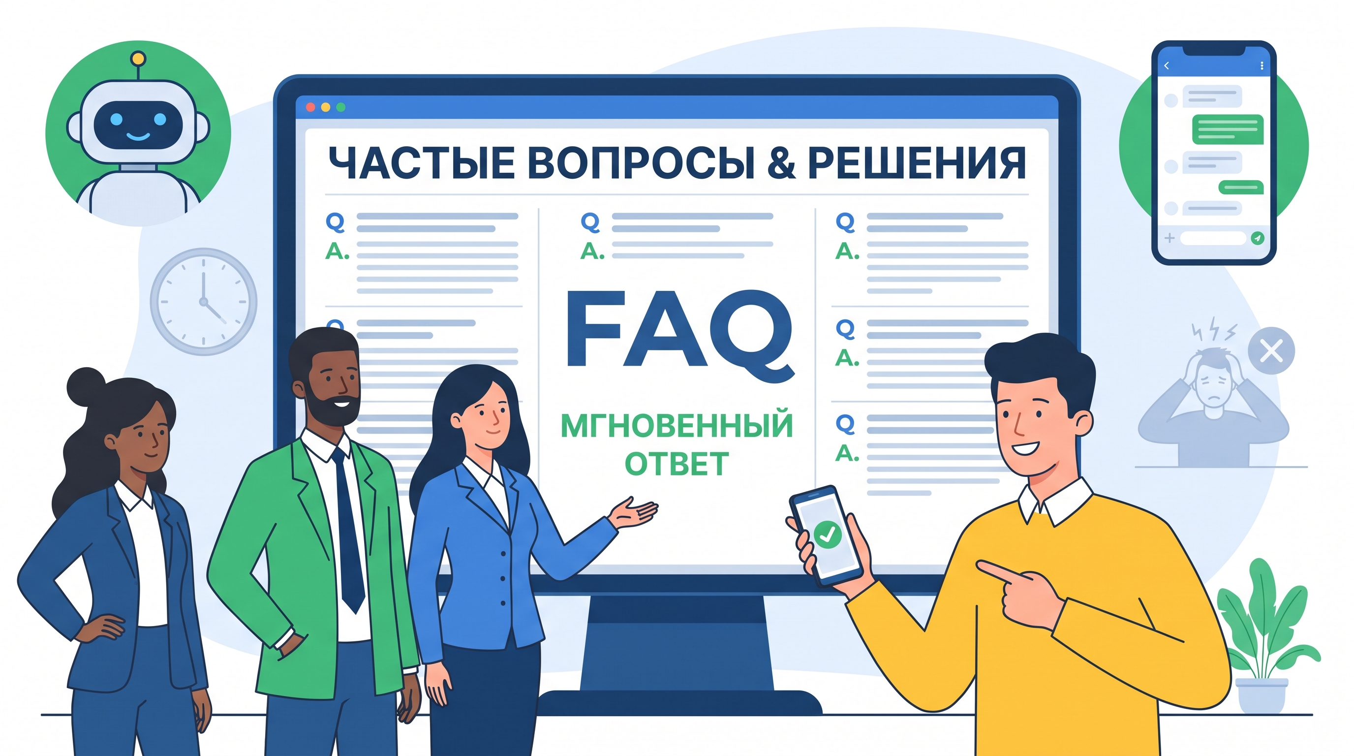 Как сэкономить ресурсы и нервы, отвечая на типовые вопросы пользователей